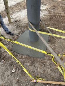 Culver's Brooksville team performing a concrete job, emphasizing trust in their vendor partnerships.