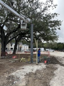 Concrete job by Culver's Brooksville, demonstrating trusted vendor partnerships and top-tier craftsmanship.